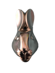 Cast Metal Rabbit Head Bottle Opener