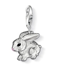 Silver Rabbit Charm