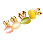 Pastel Opal Bunny Earrings