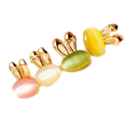 Pastel Opal Bunny Earrings