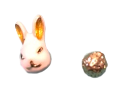 Asymmetrical Bunny Stud Earrings