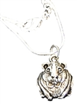 .-925 Sterling Silver Guinea Pig Necklace