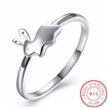 .925 Sterling Silver Bunny Ring