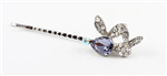 Crystal Rabbit Hair Pin/Bobbi Pin