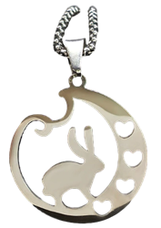 Stainless Steel Rabbit Necklace