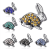 Crystal Rabbit Pin/Brooch - 6 Colors
