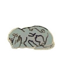 Gray Lop Rabbit Pin/Brooch