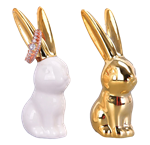 Gold Bunny Trinket Tray/Ring Holder