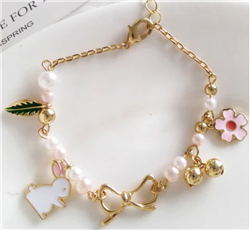 Bunny and Bow Bracelet