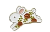 Flower Bunny Pin/Brooch