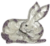 Rhinestone Bunny Pin/Brooch