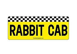 Rabbit Cab Car Magnet