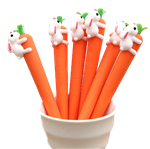 All Things Bunnies Bunny on a Carrot Pen