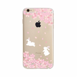 Bunnies & Flowers Case 1 for IPhone 7 & 7 Plus