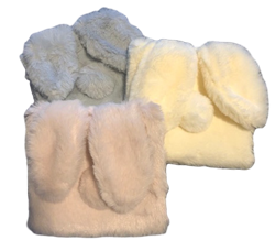 Soft Bunny Clutch/Storage Bag