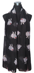 Bunny Rabbit Print Scarf