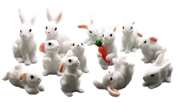 Bunny Garden Figurines