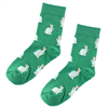 All Things Bunnies Green Bunny Socks
