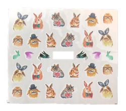 Bunny Nail Art Stickers