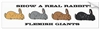 Show a Real Rabbit Flemish Giant Bumper Sticker