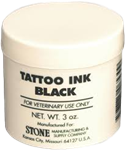 STONE Tattoo Black Ink 3oz.