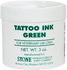 STONE Tattoo Green Ink 3oz.