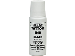 STONE Tattoo Black Ink Roll On 2oz