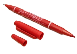 Double Head Tattoo Skin Marker - Red