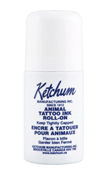 Ketchum Tattoo Black Ink Roll On 2oz