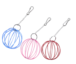 Colored Hanging Wire Treat Ball