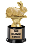 Deluxe Rabbit Trophy on Base