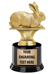 Deluxe Rabbit Trophy on Base