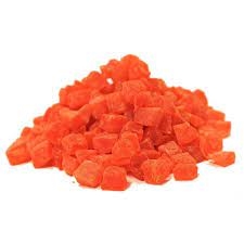 Diced Papaya