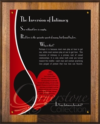 The Inversion of Intimacy Plaque
