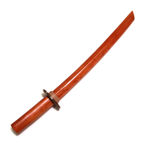 Imperfect Bokken :: Master Quality Oak Bokken Shoto (55 cm) NATURAL RED