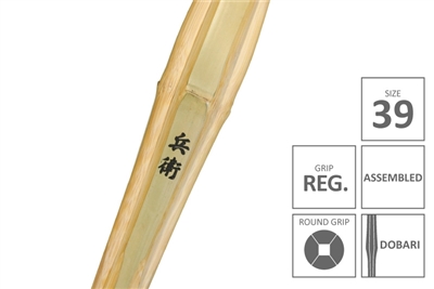 HYOEI Top Quality MADAKE Dobari Shinai Regular Grip [Assembled - Size 39]