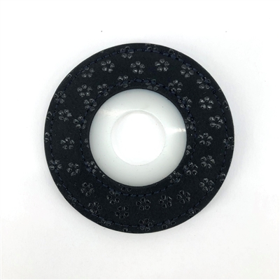 Sakura Black Tsuba Dome (Stopper)