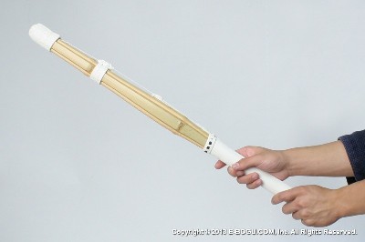 SUPER HEAVY :: Indoor Self Training Short (for both hands) Suburi Shinai Oval Grip [Assembled - Size 77cm/30.5in]
