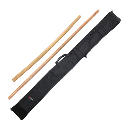 Master Series :: Natural Oak Aikido Bokken and Jo Set with Bag