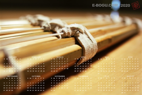 E-BOGU Calendar 2020