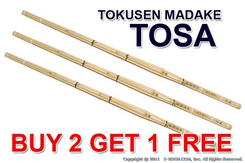 Top Quality TOKUSEN MADAKE Select Shinai - TOSA Size 39 (Bamboo Only)
