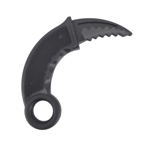 PP Series :: Black Polypropylene Training Karambit Knife (17 CM)