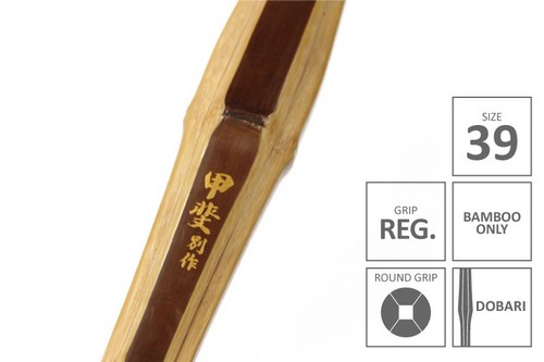 KAI :: Master Quality MADAKE DARK Dobari Shinai Regular Grip [Bamboo Only - Size 39]