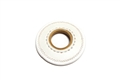 White Leather Tsuba Dome (Stopper) with Rubber