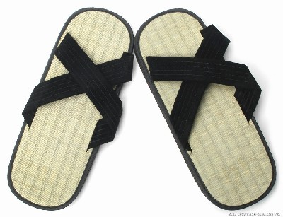 Japanese Zori Sandals (X Type) with Rice Straw