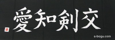 E-BOGU Top Quality Made in Japan Tenugui (BLACK)