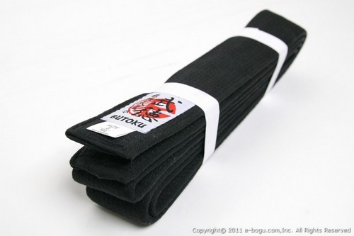 Butoku Master Quality Black Belt 1 3/4" for Judo/Karate/General Martial arts