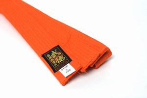 ** OUTLET ** Martial arts obi (orange) -size 5