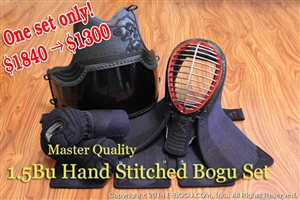 Master Quality 1.5 Bu  Hand Stitched Bogu Set