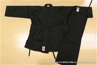 ** OUTLET ** Light Weight Black Karate Uniform - Size 2